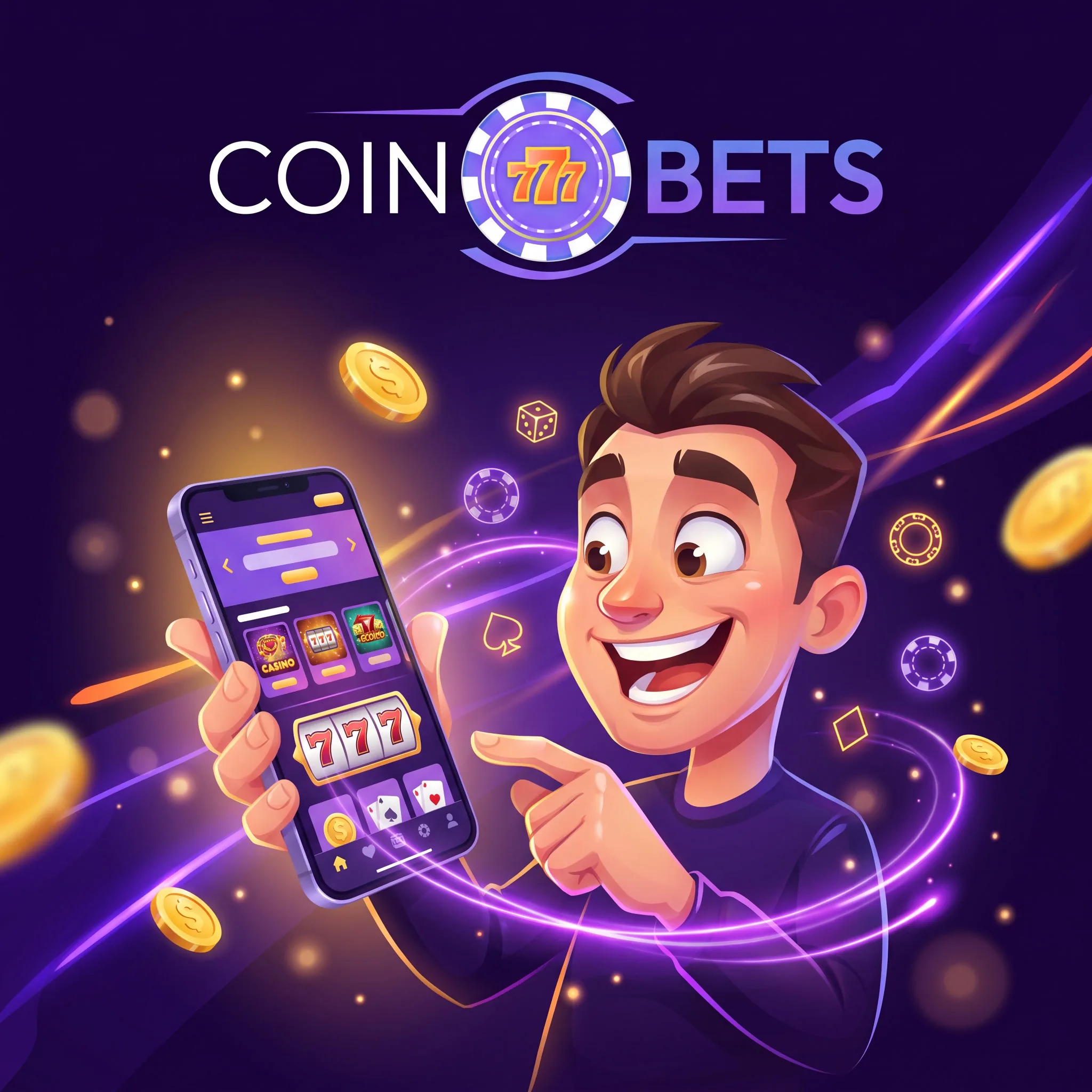 Coinbets777 mobile casino artwork
